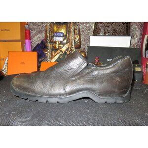 Cole Haan Zeno II Leather Slip on Loafers in Black sz 12